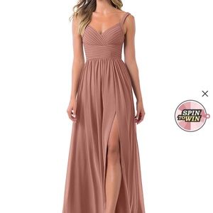 A20 dusty rose bridesmaid dress